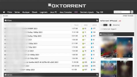 oxtorrent nouvelle adresse 2023.